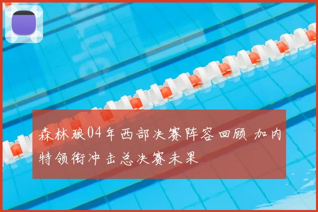 森林狼04年西部决赛阵容回顾 加内特领衔冲击总决赛未果